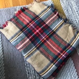 Plaid Square Scarf